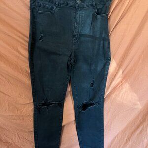 Garage Ripped Knee Denim Jeans